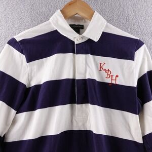 Vintabe J. Crew Always Rugby Oarsmen Shirt‎ Striped Long Sleeve Women's M